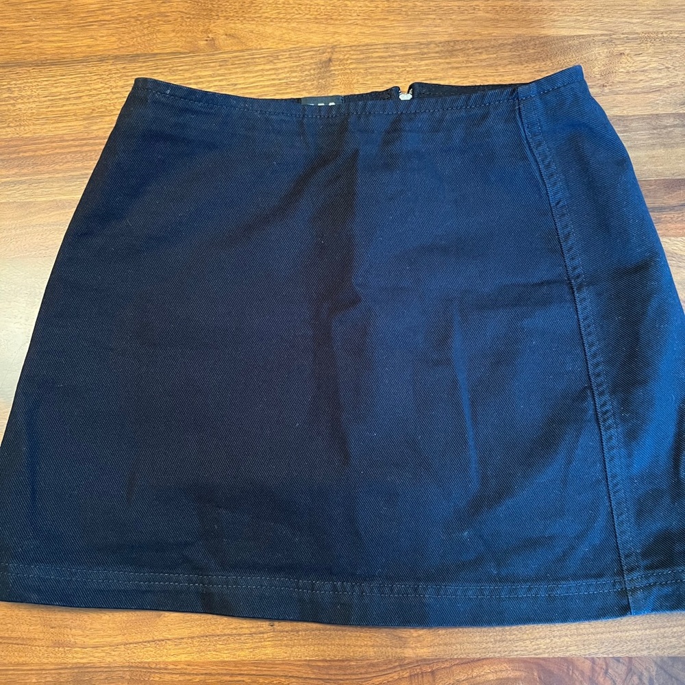 BDG Black A-Line Mini Skirt